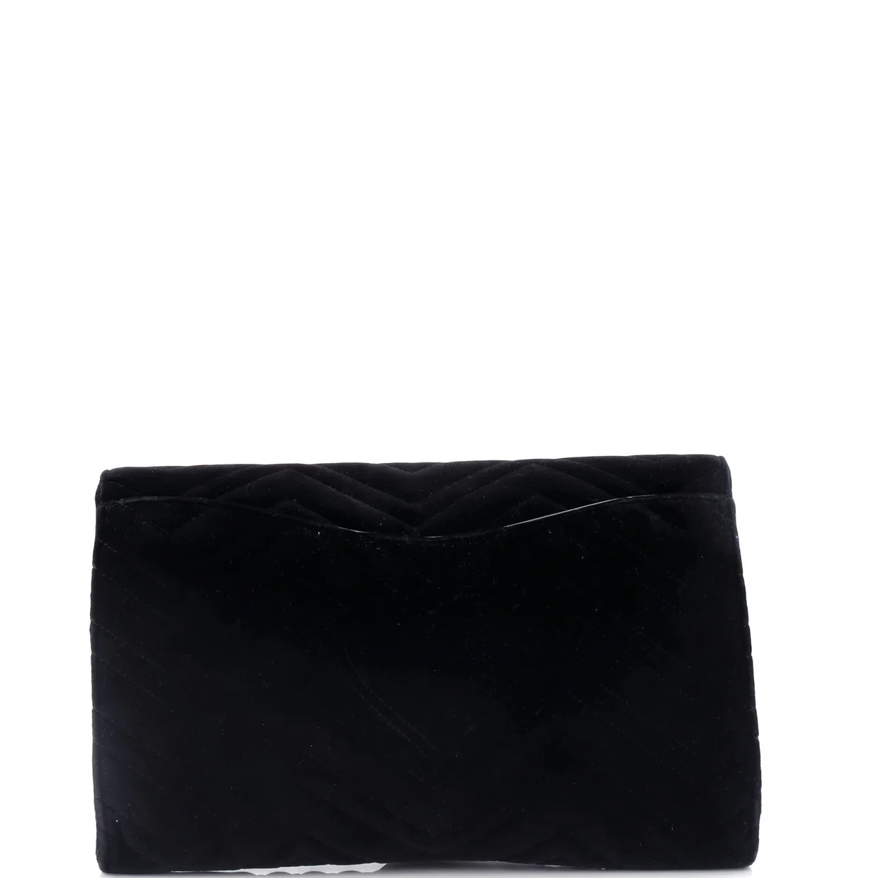 GG Marmont Flap Clutch Matelasse Velvet - Deep Luxury