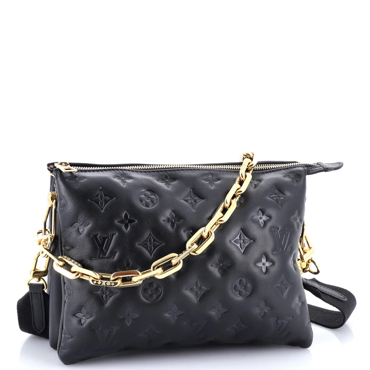 Coussin Bag Monogram Embossed Lambskin PM - Deep Luxury