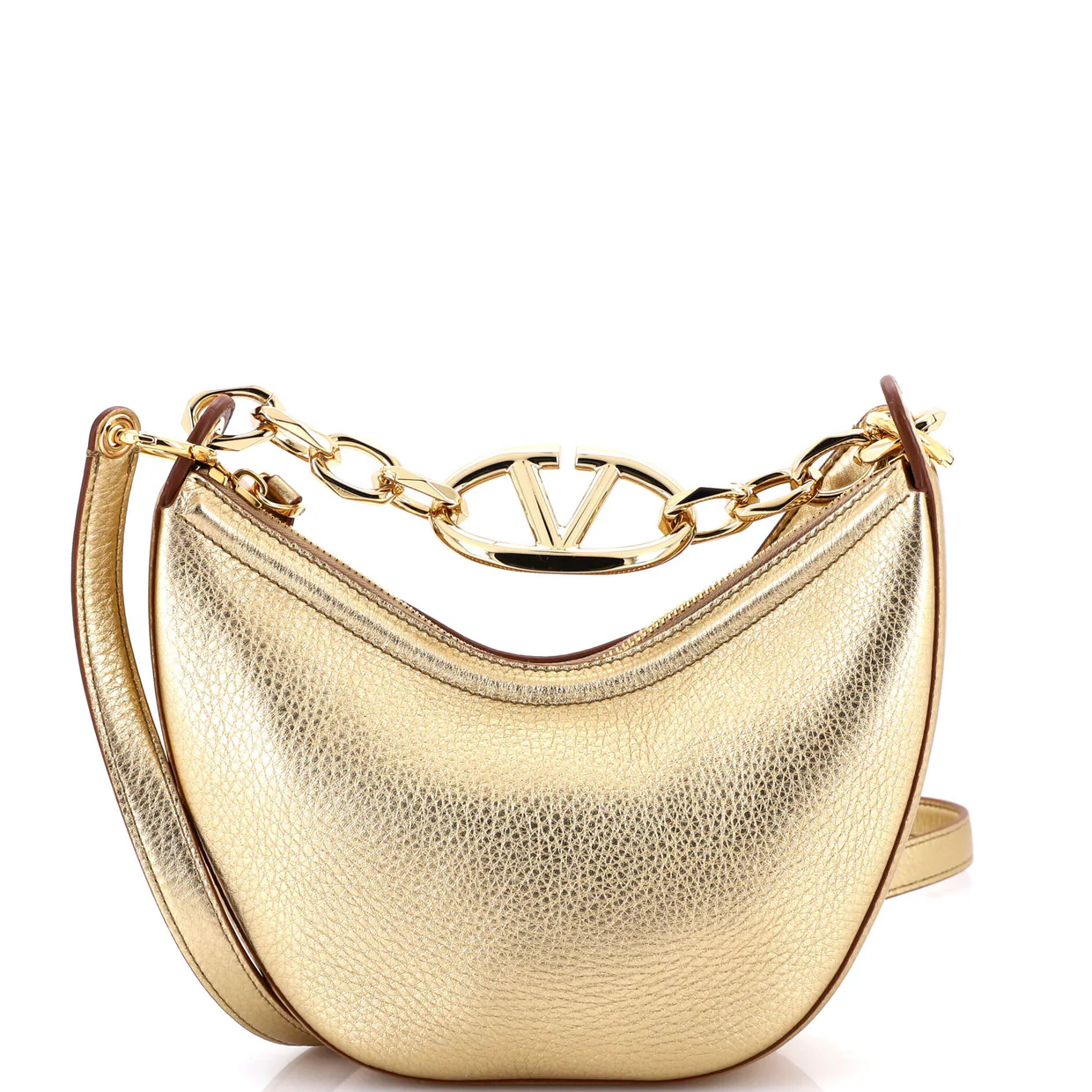 Vlogo Moon Hobo Leather Mini - Deep Luxury