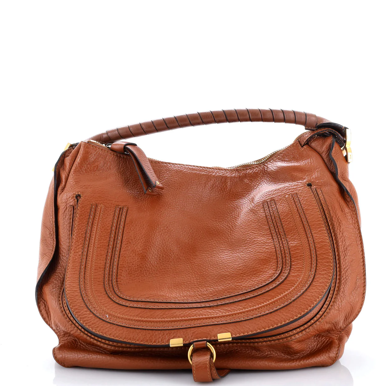 Marcie Hobo Leather Large - Deep Luxury