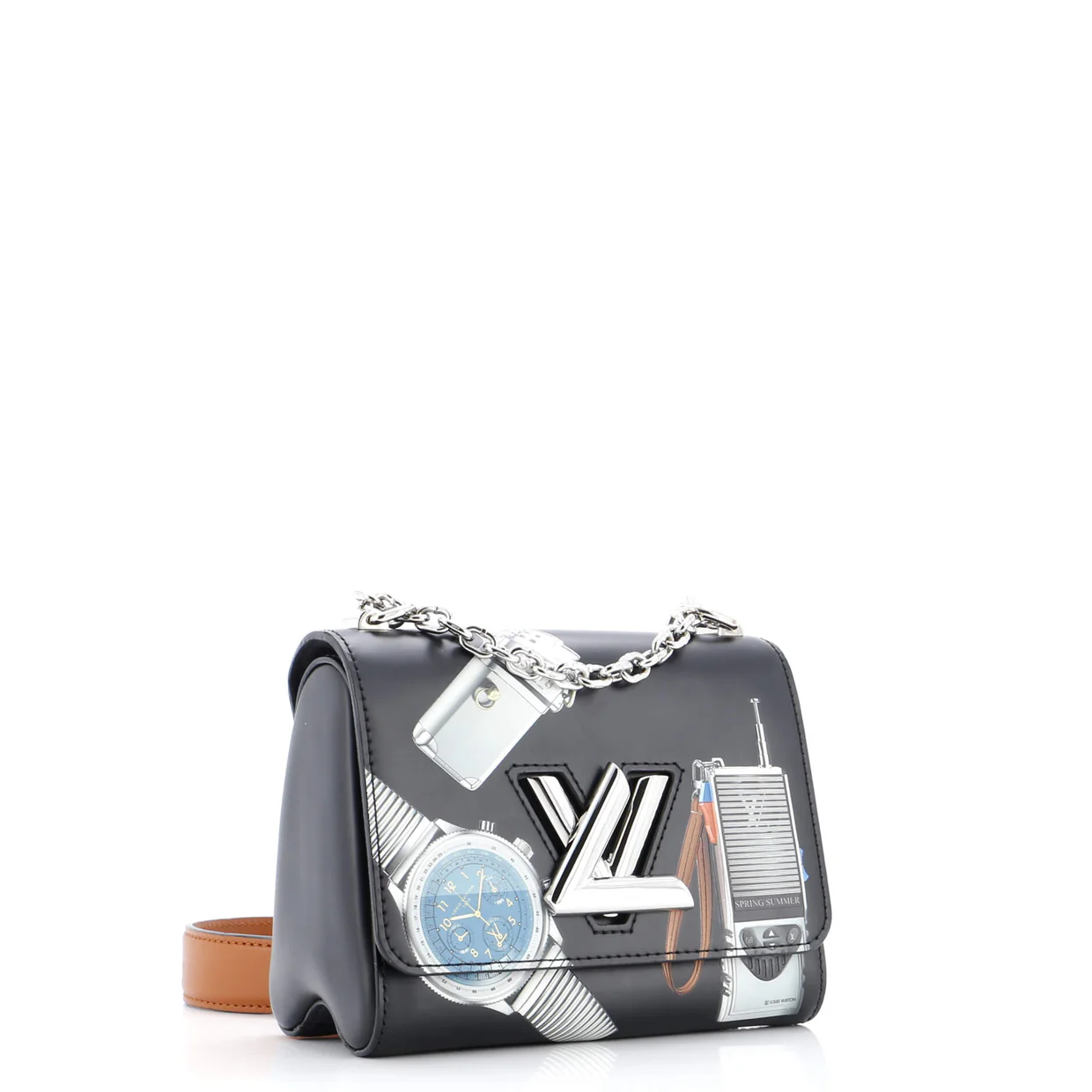 Twist Handbag Limited Edition Printed Leather PM - Deep Luxury