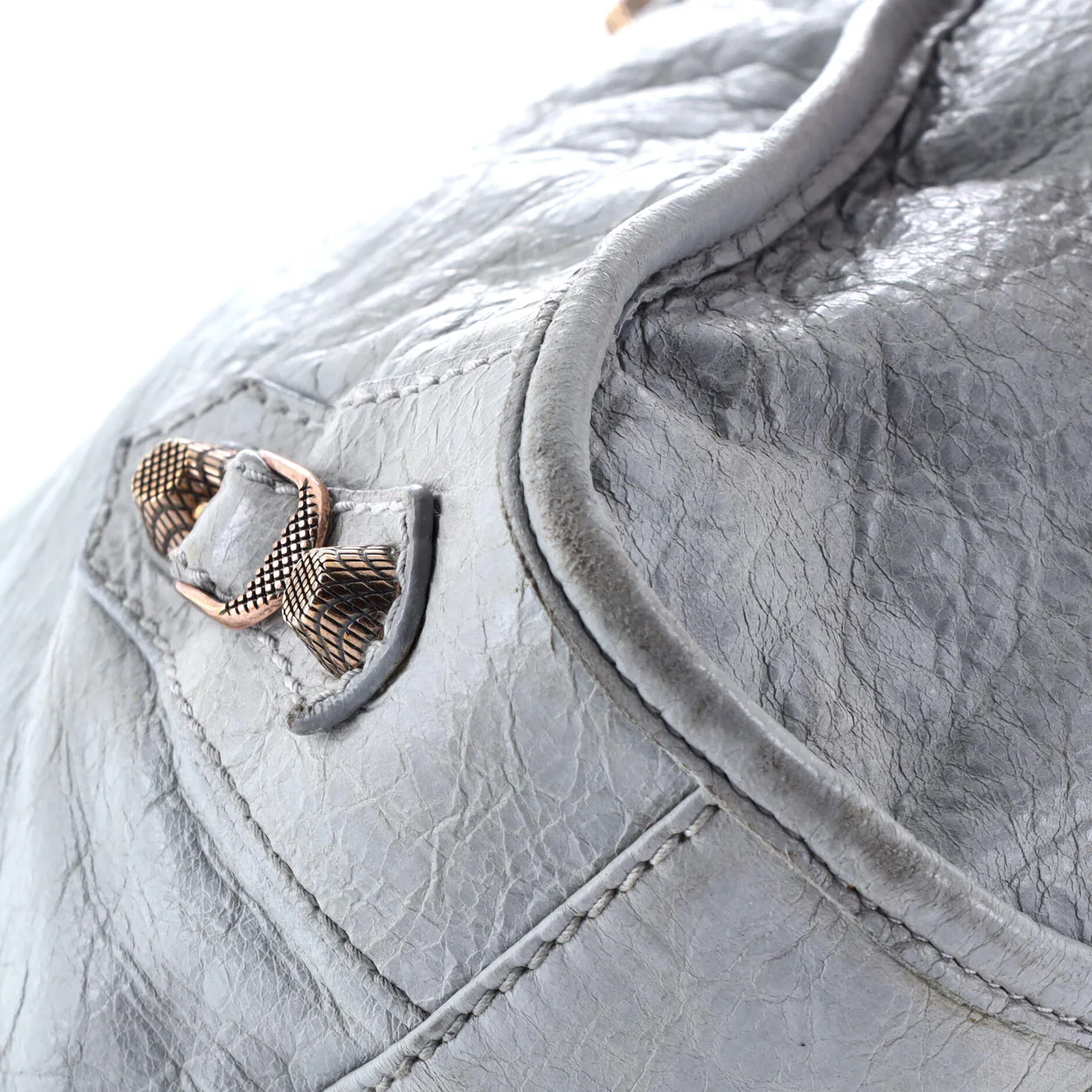 City Giant Studs Bag Leather Medium - Deep Luxury