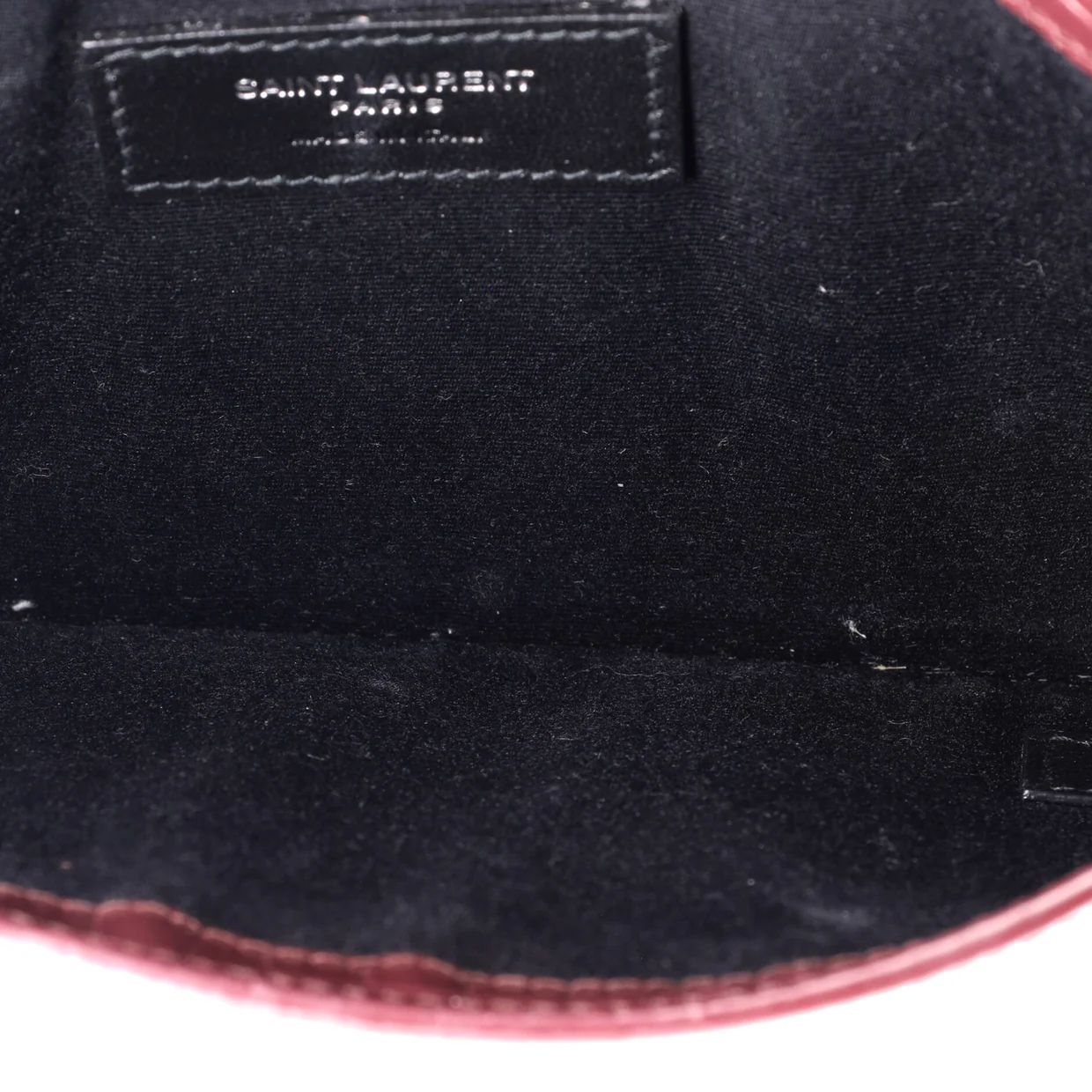Uptown Pouch Crocodile Embossed Leather - Deep Luxury