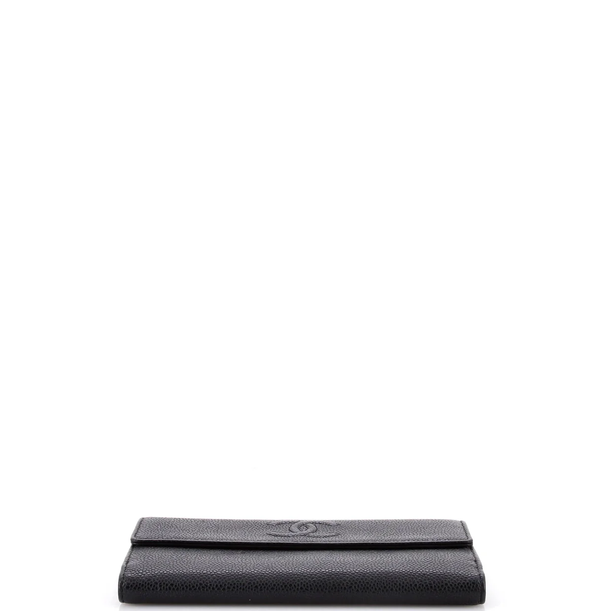 Timeless CC Flap Wallet Caviar Long - Deep Luxury