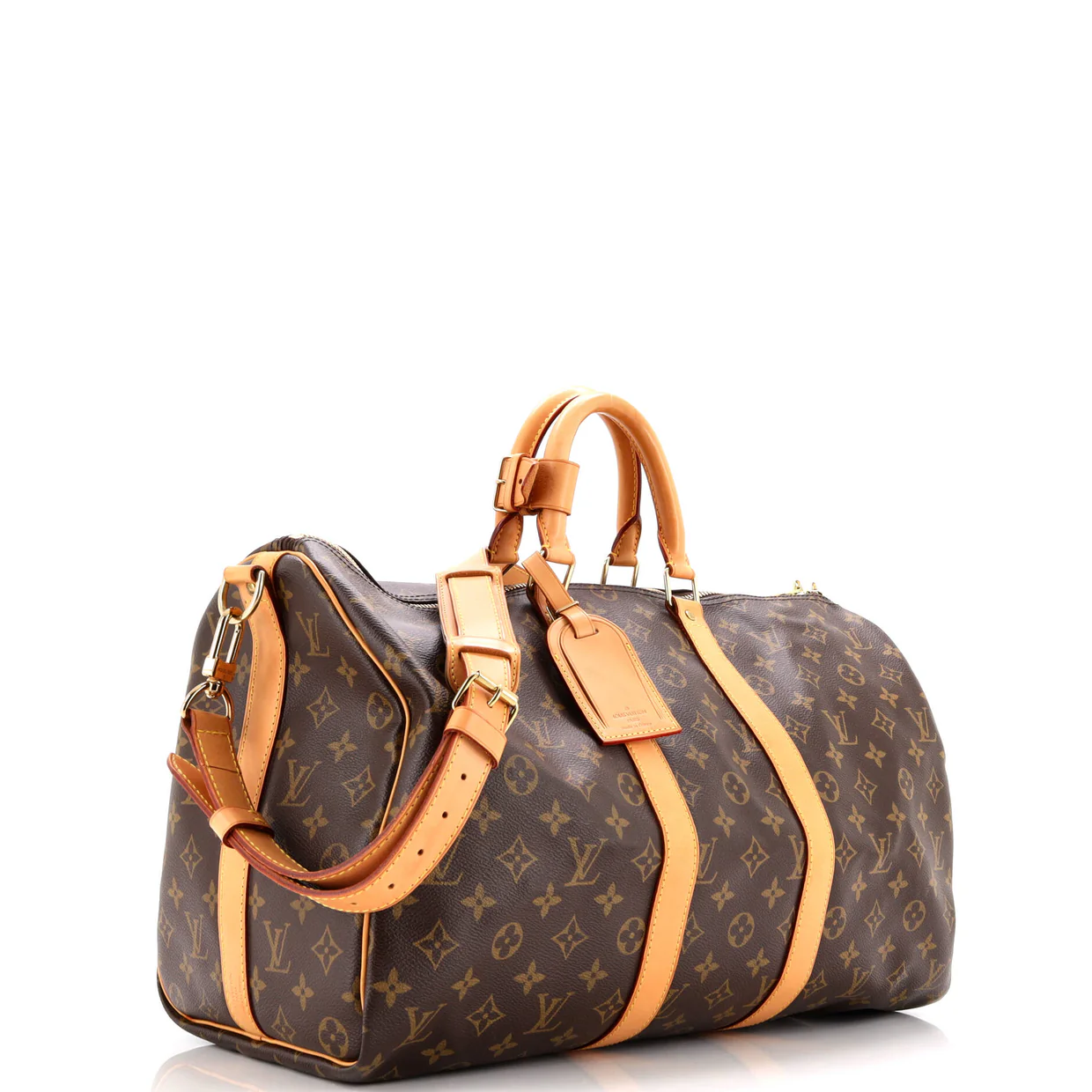 Keepall Bandouliere Bag Monogram Canvas 45 - Deep Luxury