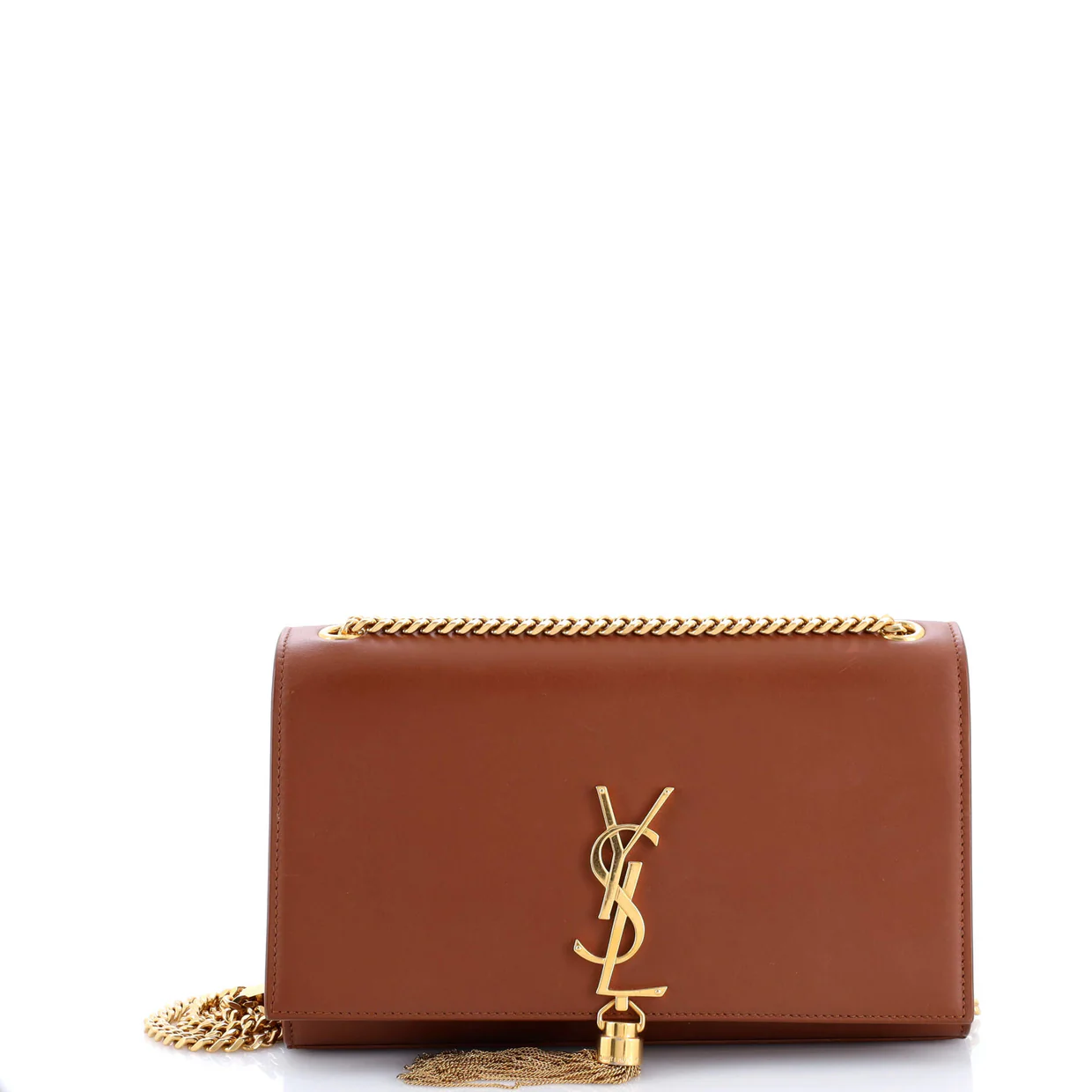 Classic Monogram Tassel Crossbody Bag Leather Medium - Deep Luxury