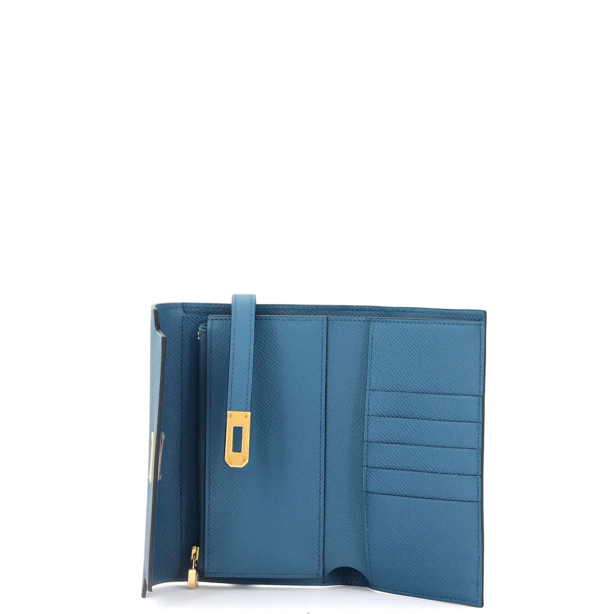 Kelly Trifold Wallet Epsom Medium - Deep Luxury