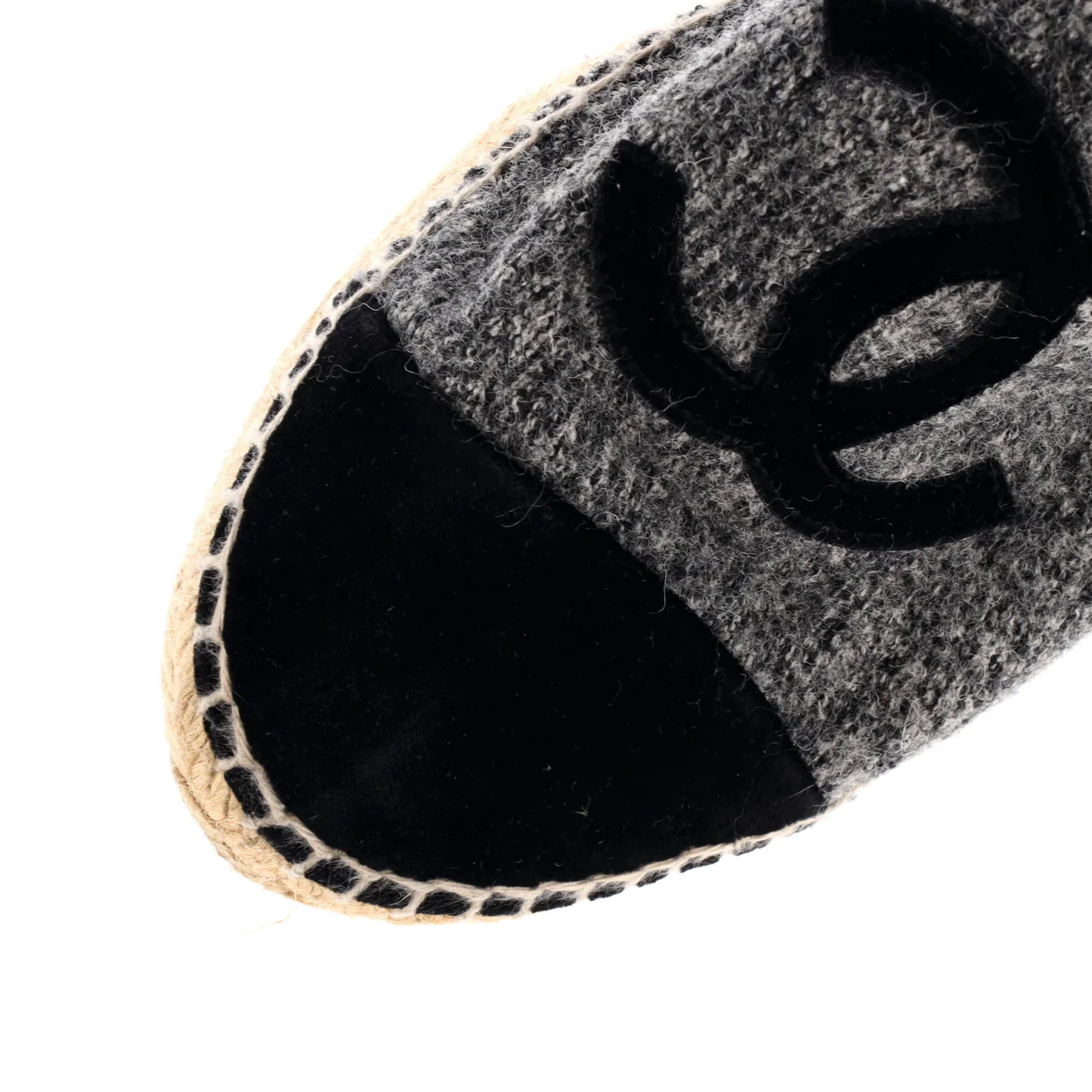 Women's CC Cap Toe Espadrilles Wool - Deep Luxury