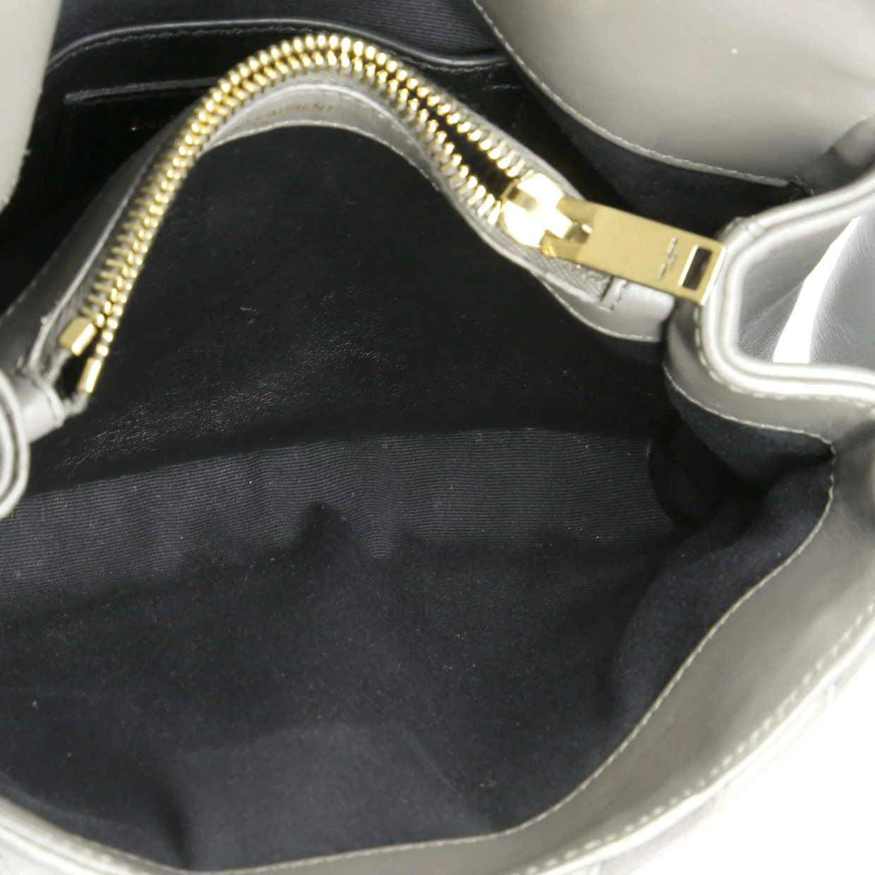 Classic Monogram College Bag Matelasse Chevron Leather and Suede Medium - Deep Luxury