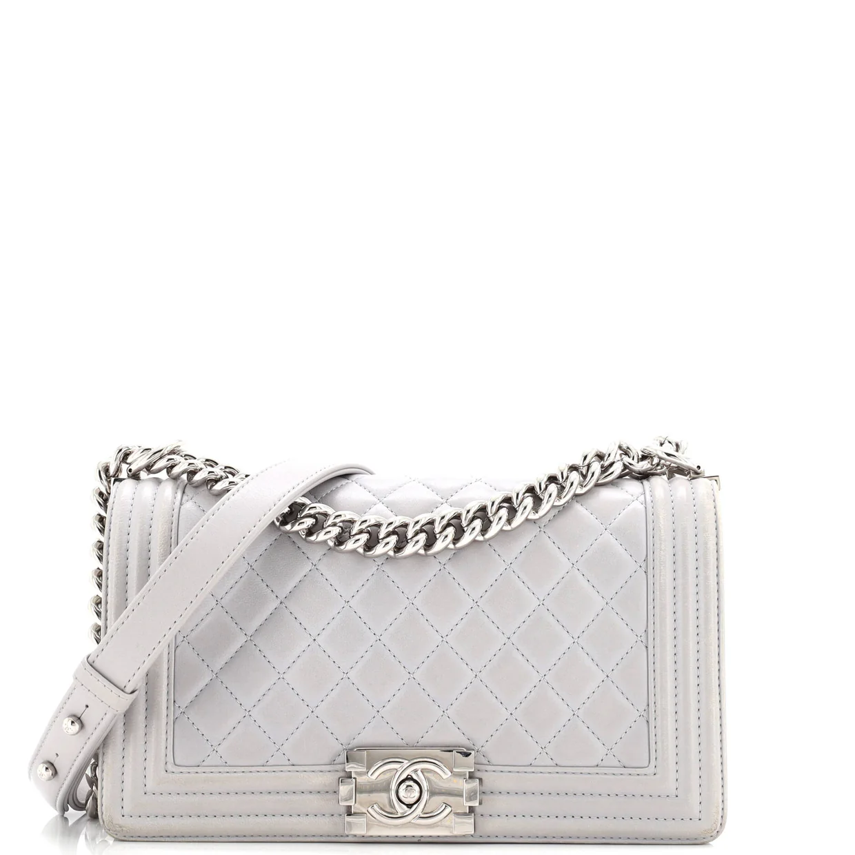 Boy Flap Bag Quilted Calfskin Old Medium - Deep Luxury