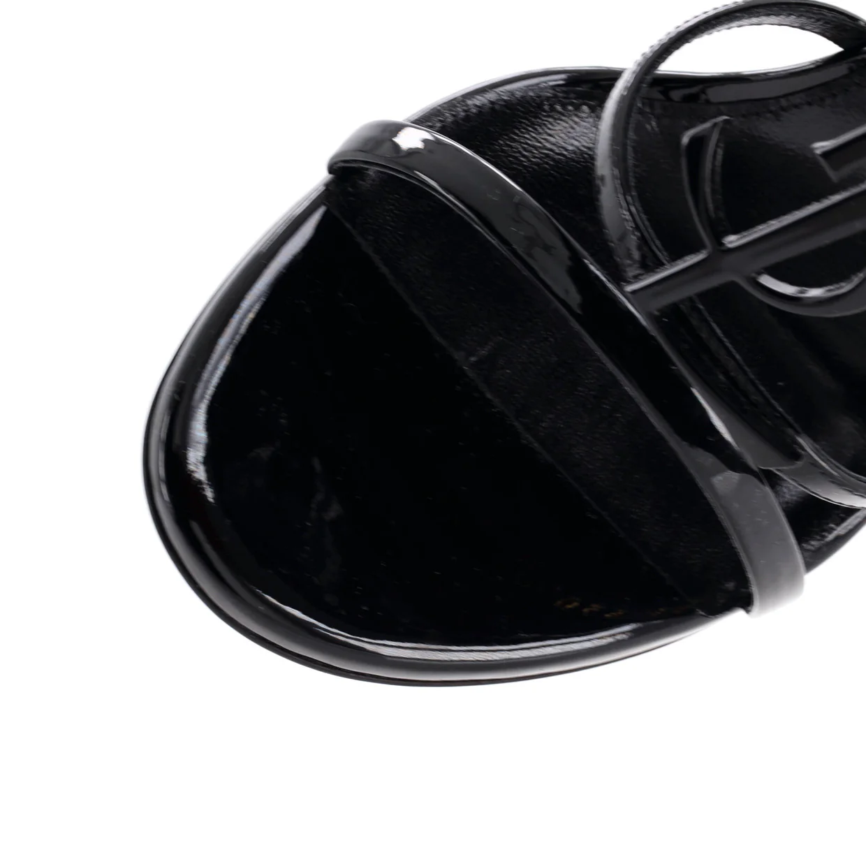 Women's Cassandra Heeled Sandals Patent 100 - Deep Luxury