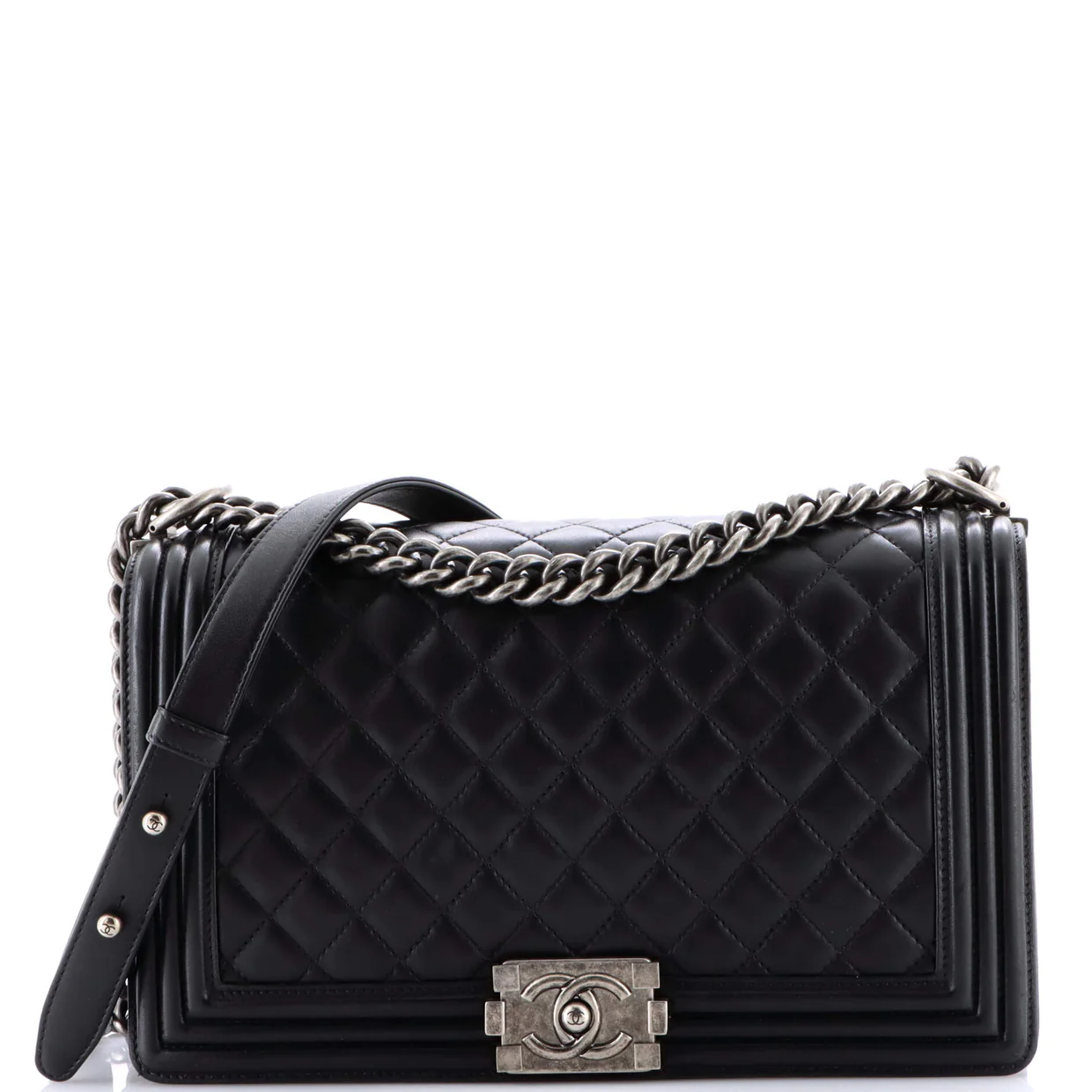 Boy Flap Bag Quilted Lambskin New Medium - Deep Luxury