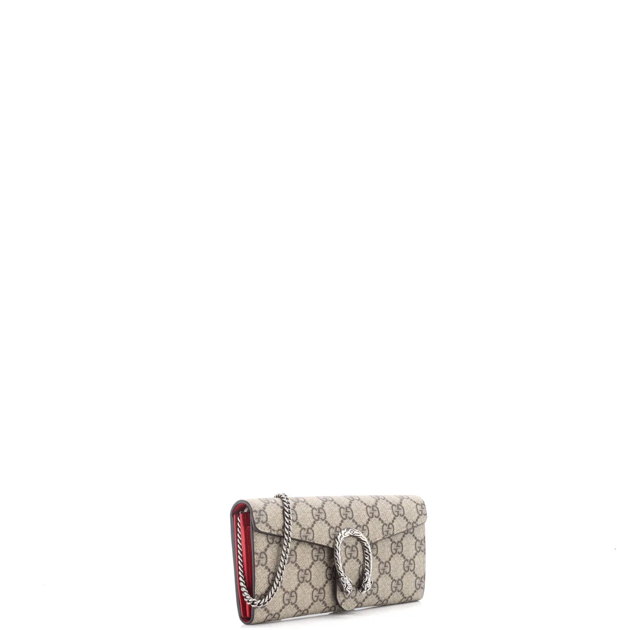 Dionysus Chain Wallet GG Coated Canvas Long - Deep Luxury