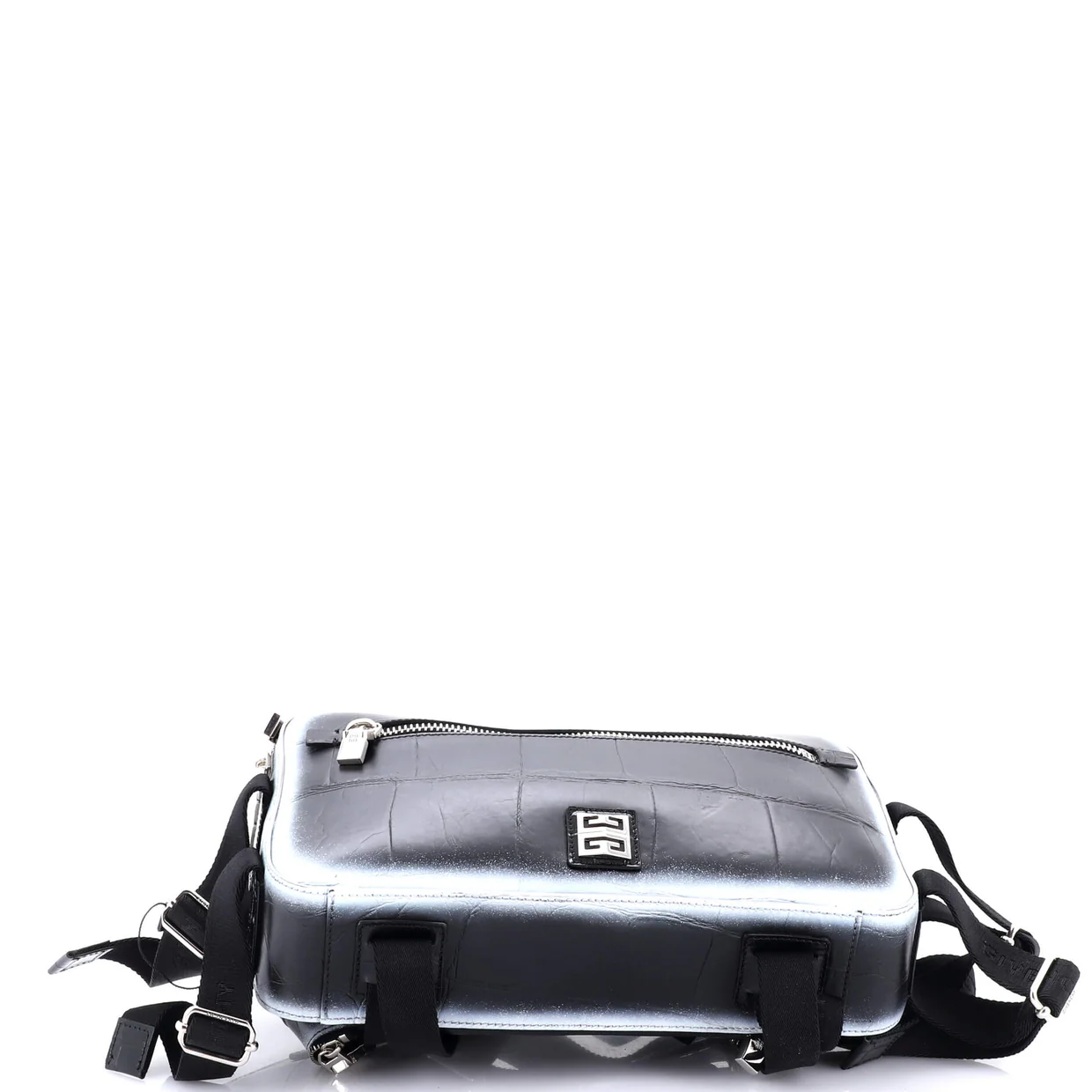 Bum Bag Crocodile Embossed Leather - Deep Luxury