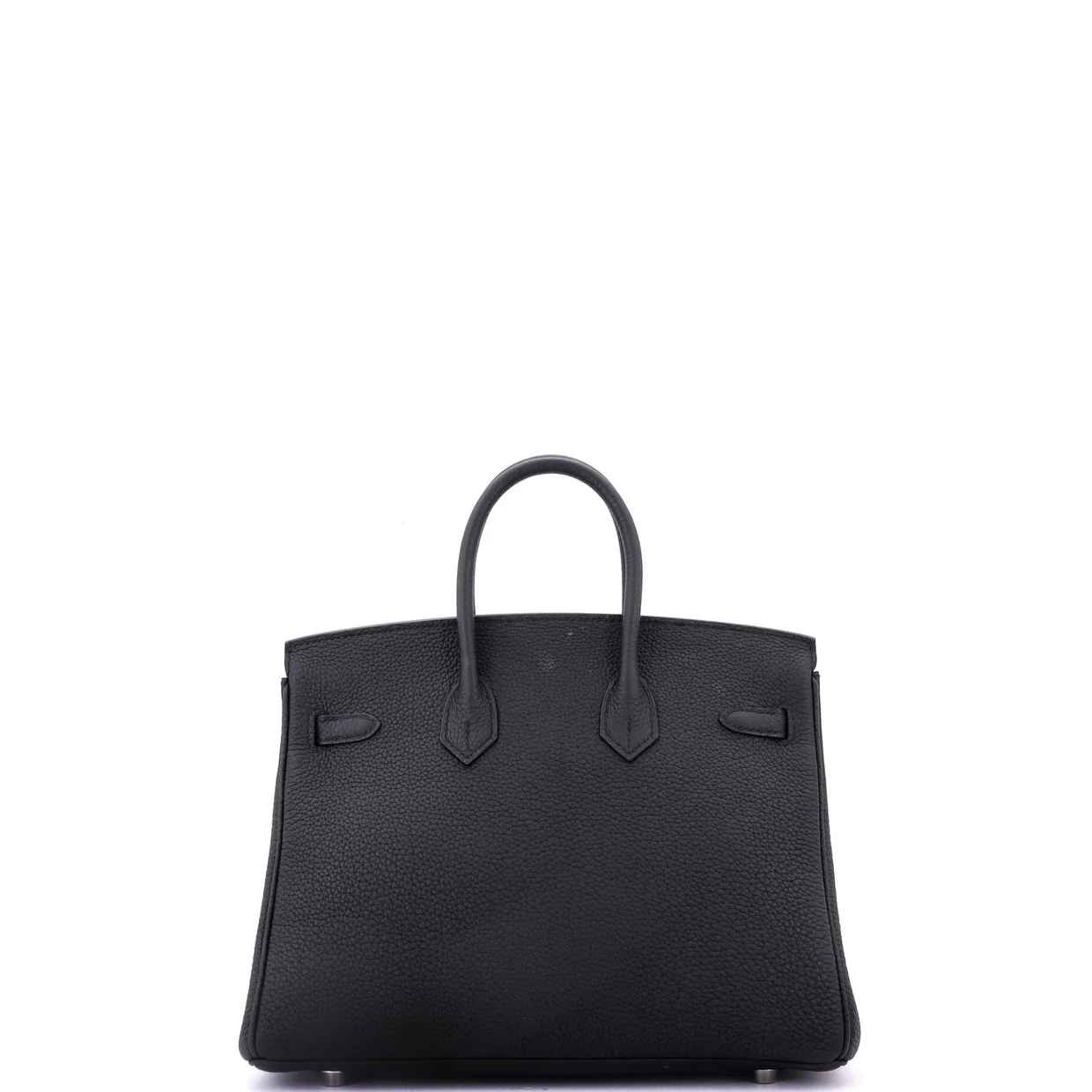 Birkin Handbag Noir Togo with Palladium Hardware 25 - Deep Luxury