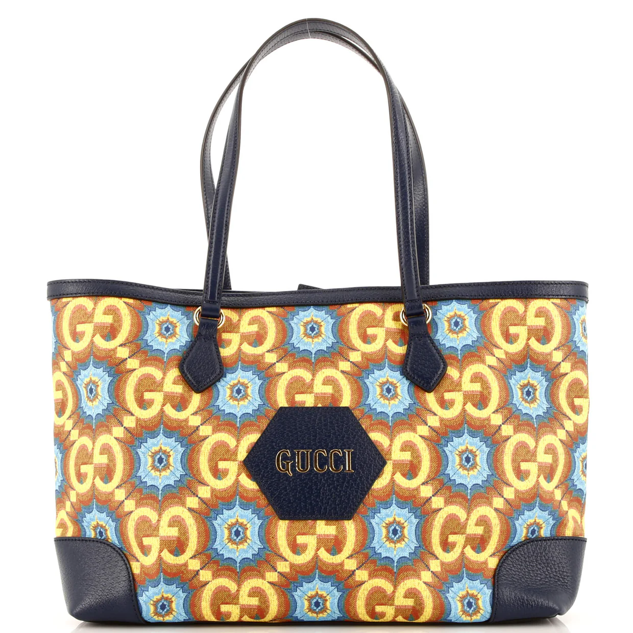 100 Ophidia Shopping Tote Limited Edition Coated Canvas Medium - Deep Luxury