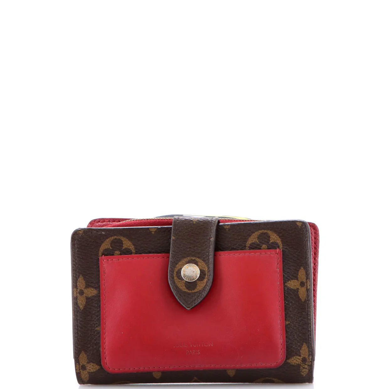 Juliette Wallet Monogram Canvas and Leather - Deep Luxury