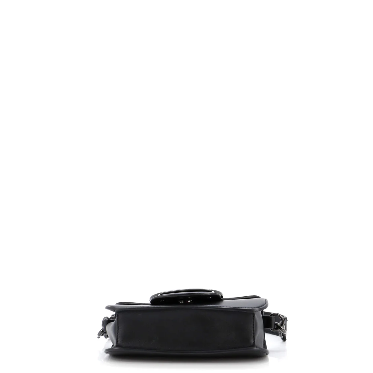 VLogo Flap Shoulder Bag Leather Mini - Deep Luxury