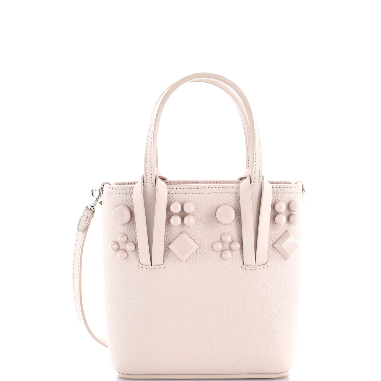 Cabata Tote Studded Leather Mini - Deep Luxury