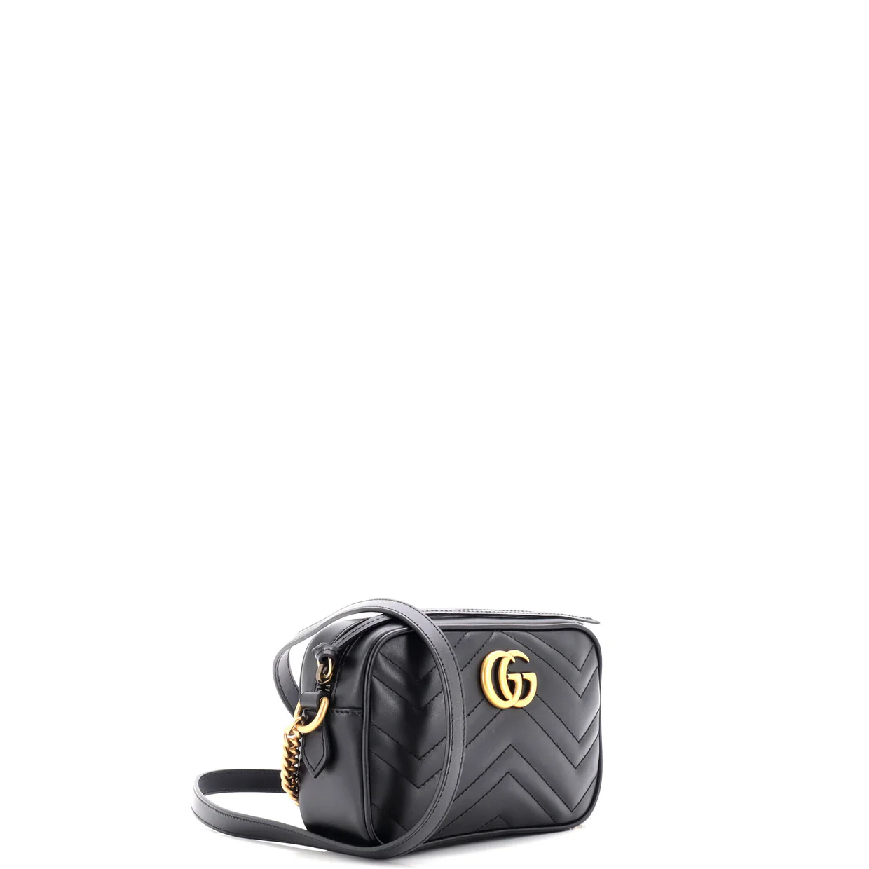 GG Marmont Shoulder Bag Matelasse Leather Small - Deep Luxury