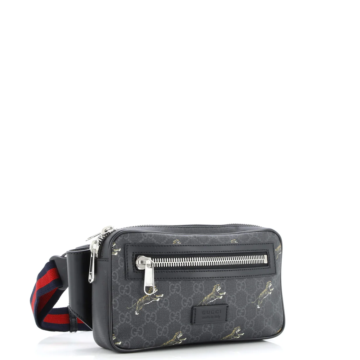 Soft Zip Belt Bag Printed GG Coated Canvas Small - Deep Luxury