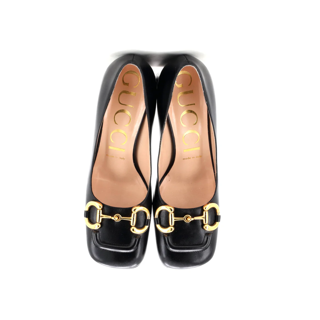 Women's Horsebit Mid-Heel Pumps Leather - Deep Luxury