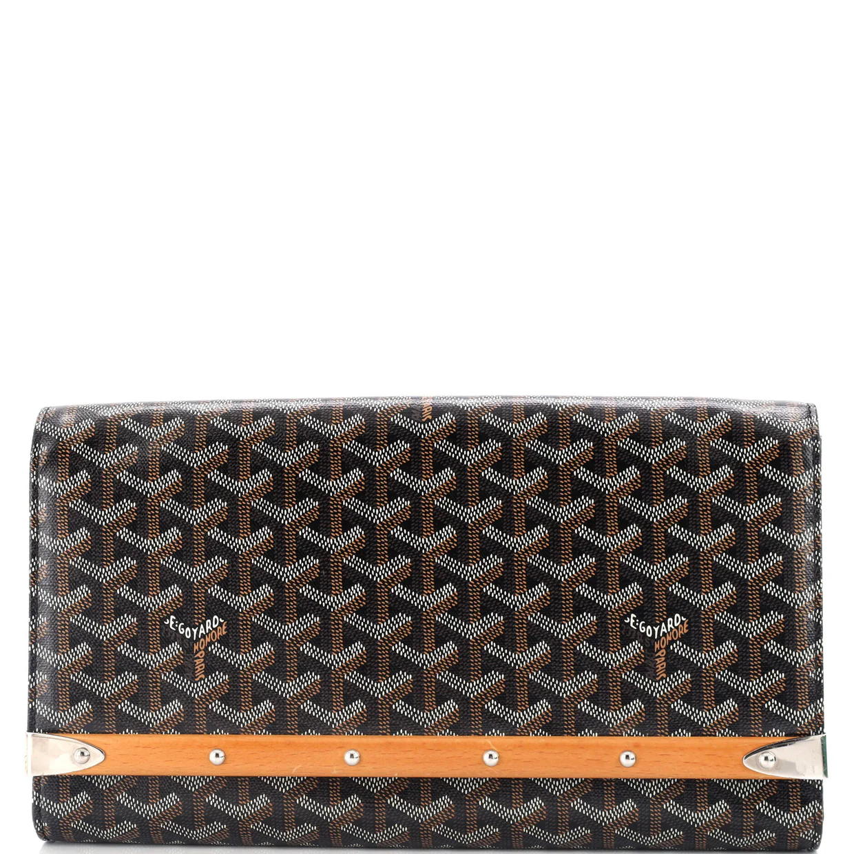 Monte Carlo Clutch Coated Canvas MM - Deep Luxury