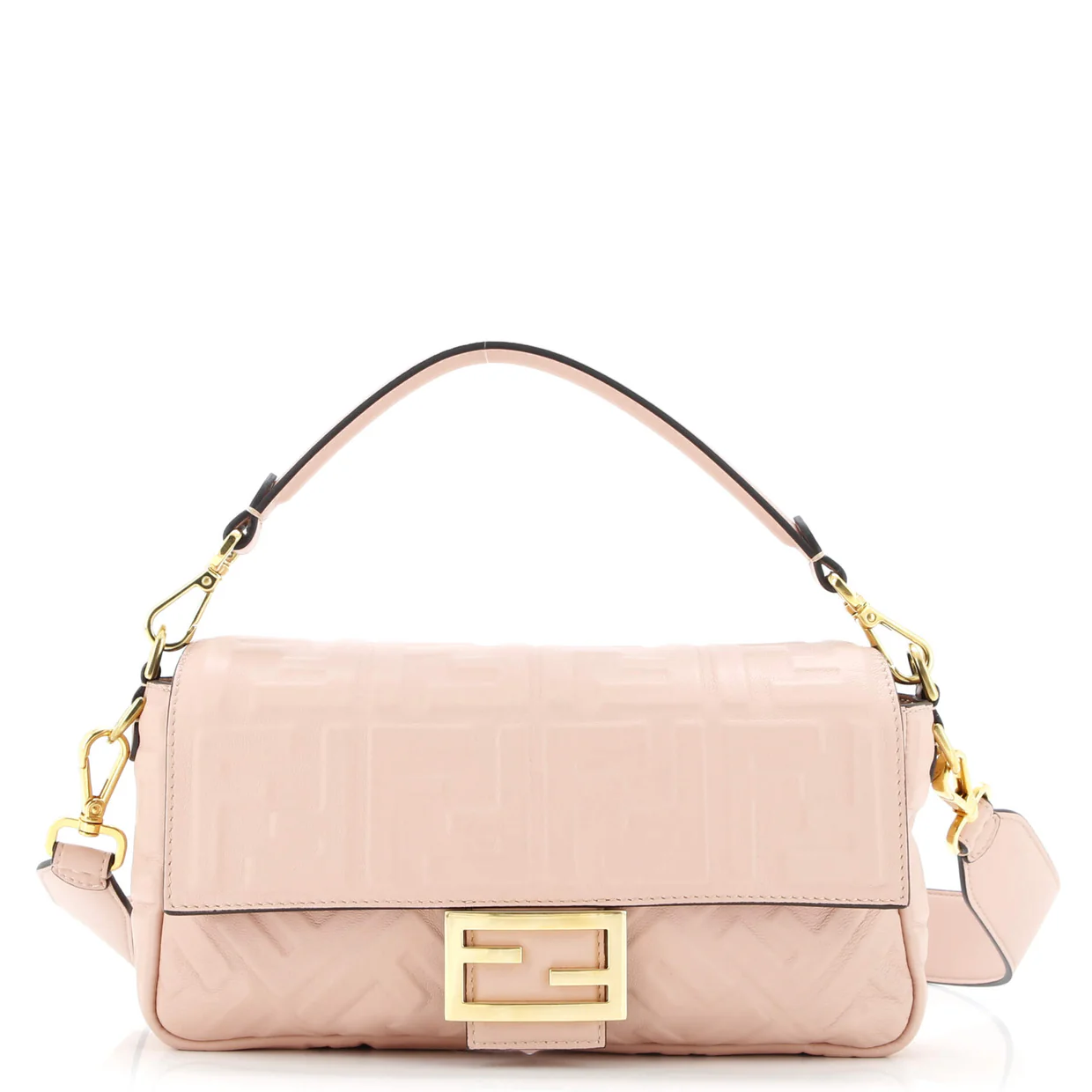 Baguette NM Bag Zucca Embossed Leather Medium - Deep Luxury