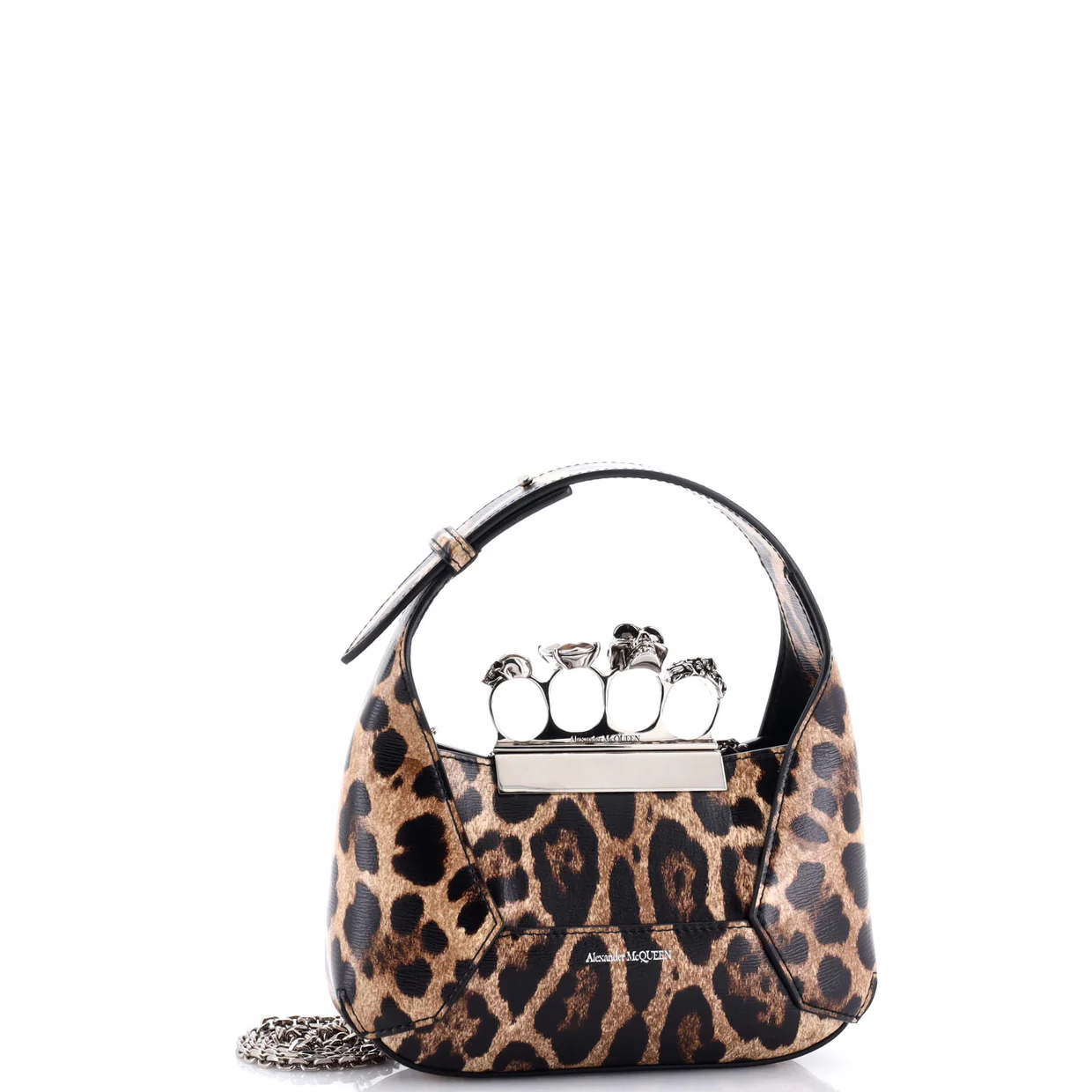 Jewelled Hobo Leather Mini - Deep Luxury