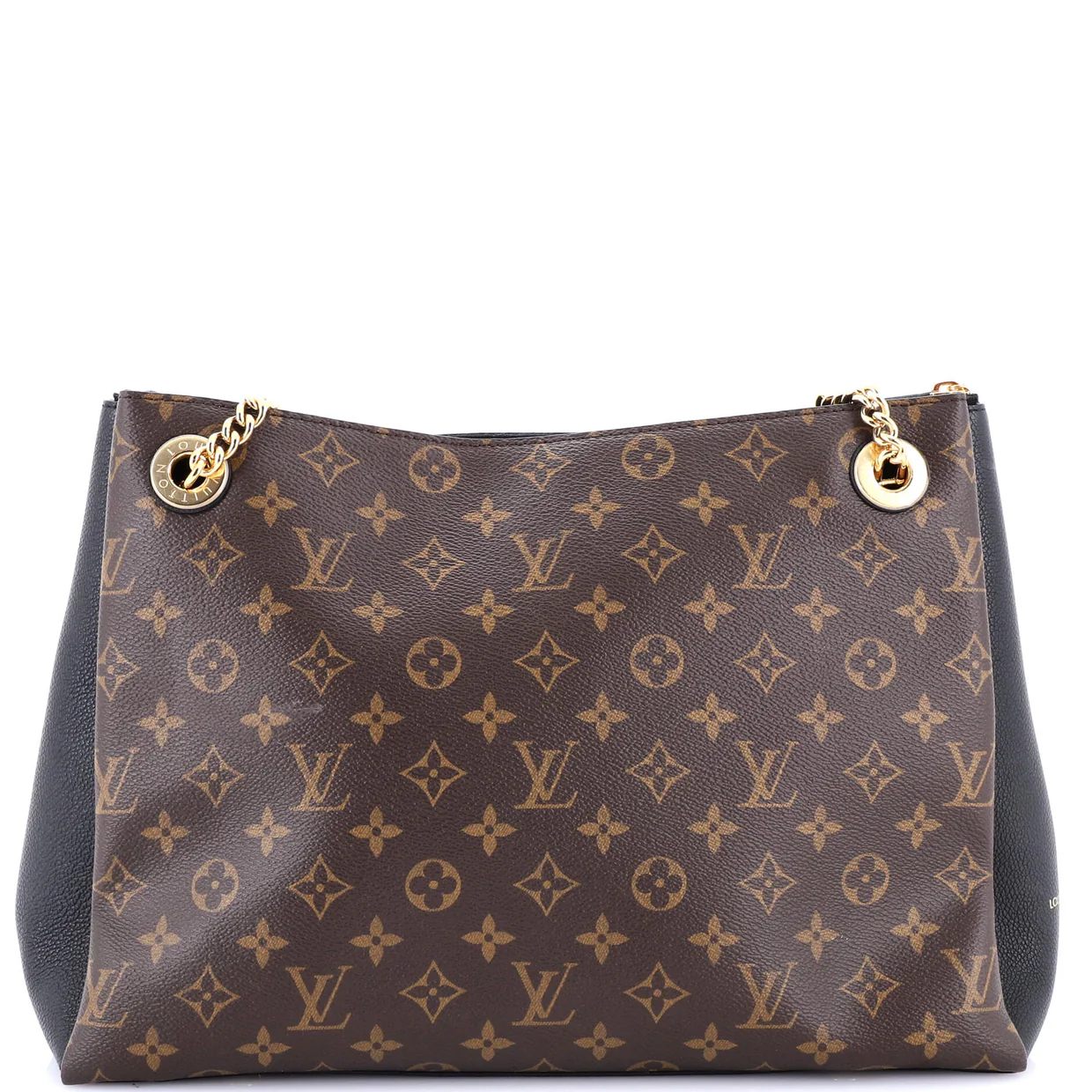 Surene Handbag Monogram Canvas with Leather MM - Deep Luxury