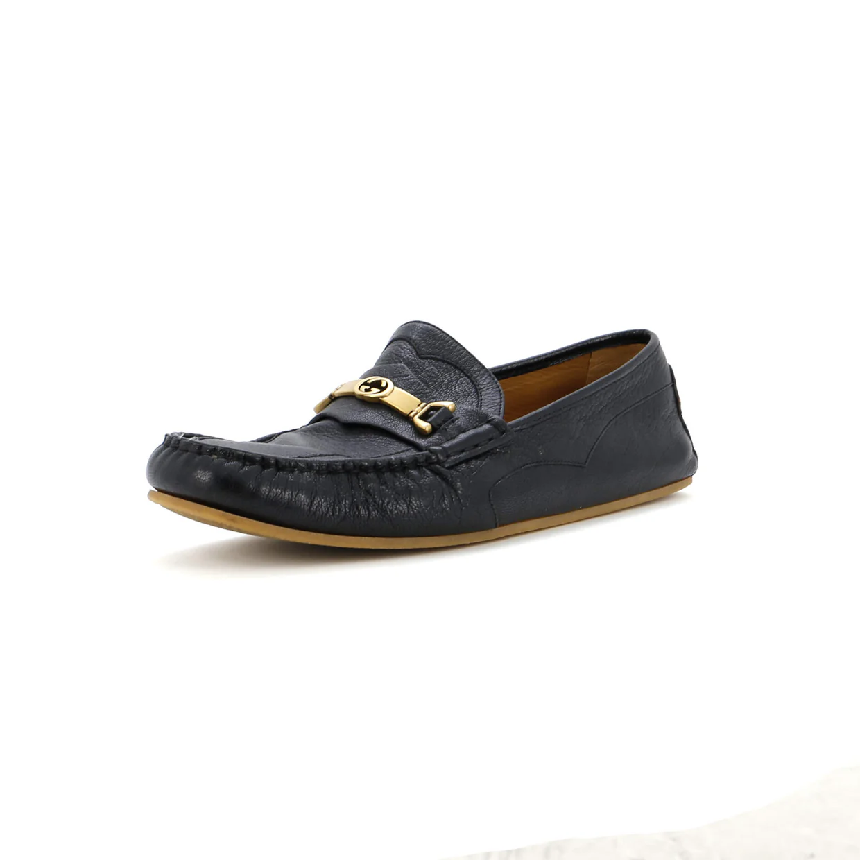Men's Interlocking G Horsebit Loafers Leather - Deep Luxury