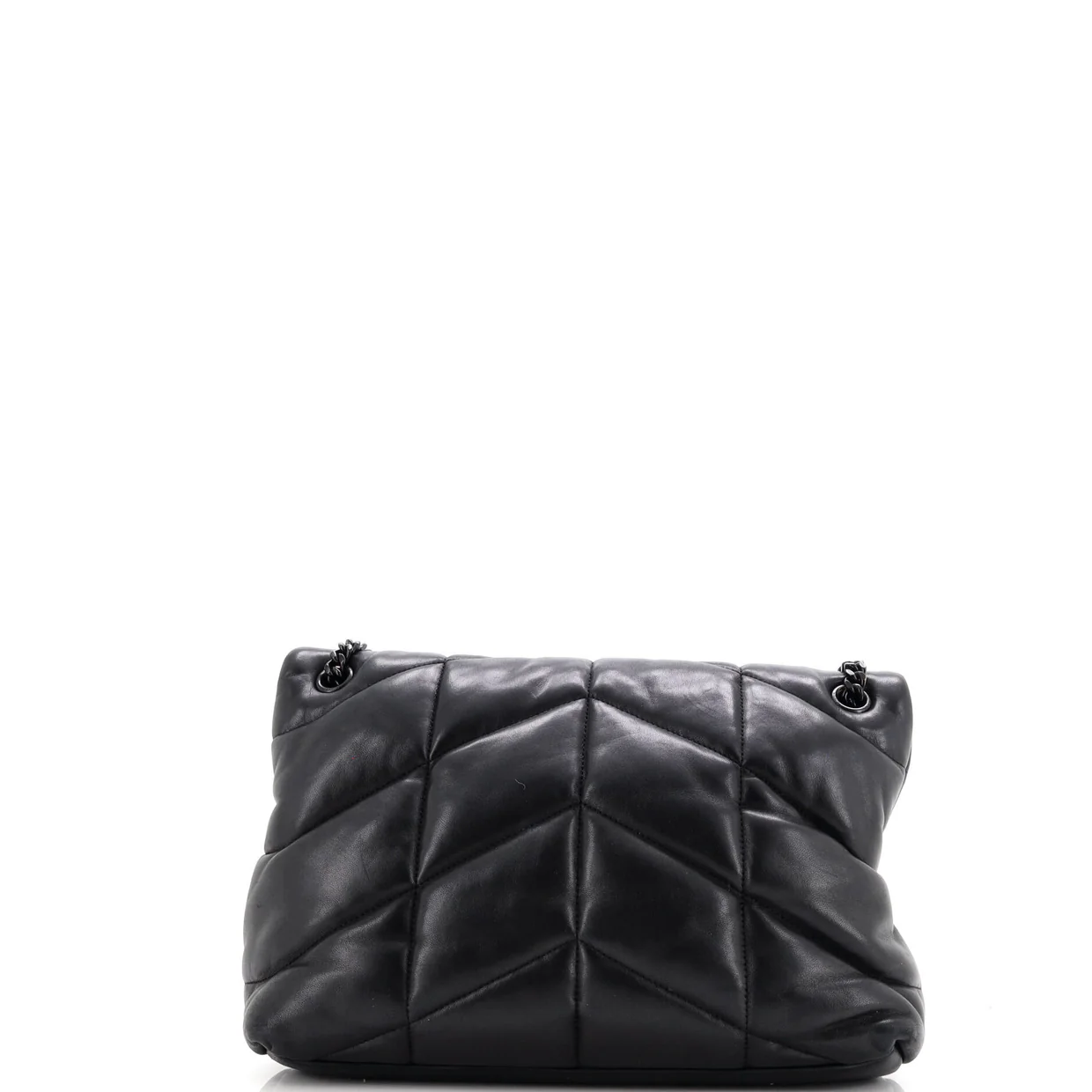 Loulou Puffer Shoulder Bag Quilted Leather Medium - Deep Luxury