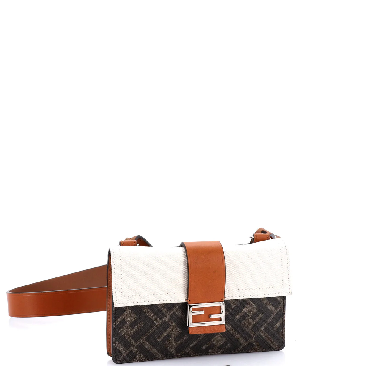 Baguette Convertible Pouch Canvas with Zucca Coated Canvas - Deep Luxury