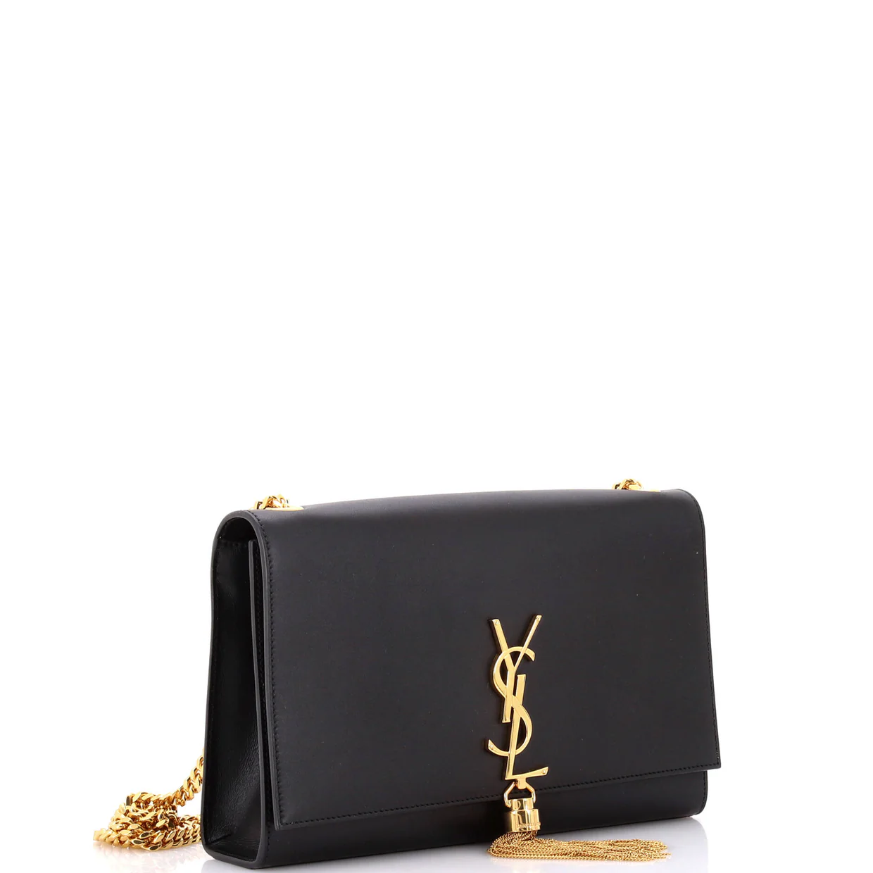 Classic Monogram Tassel Crossbody Bag Leather Medium - Deep Luxury