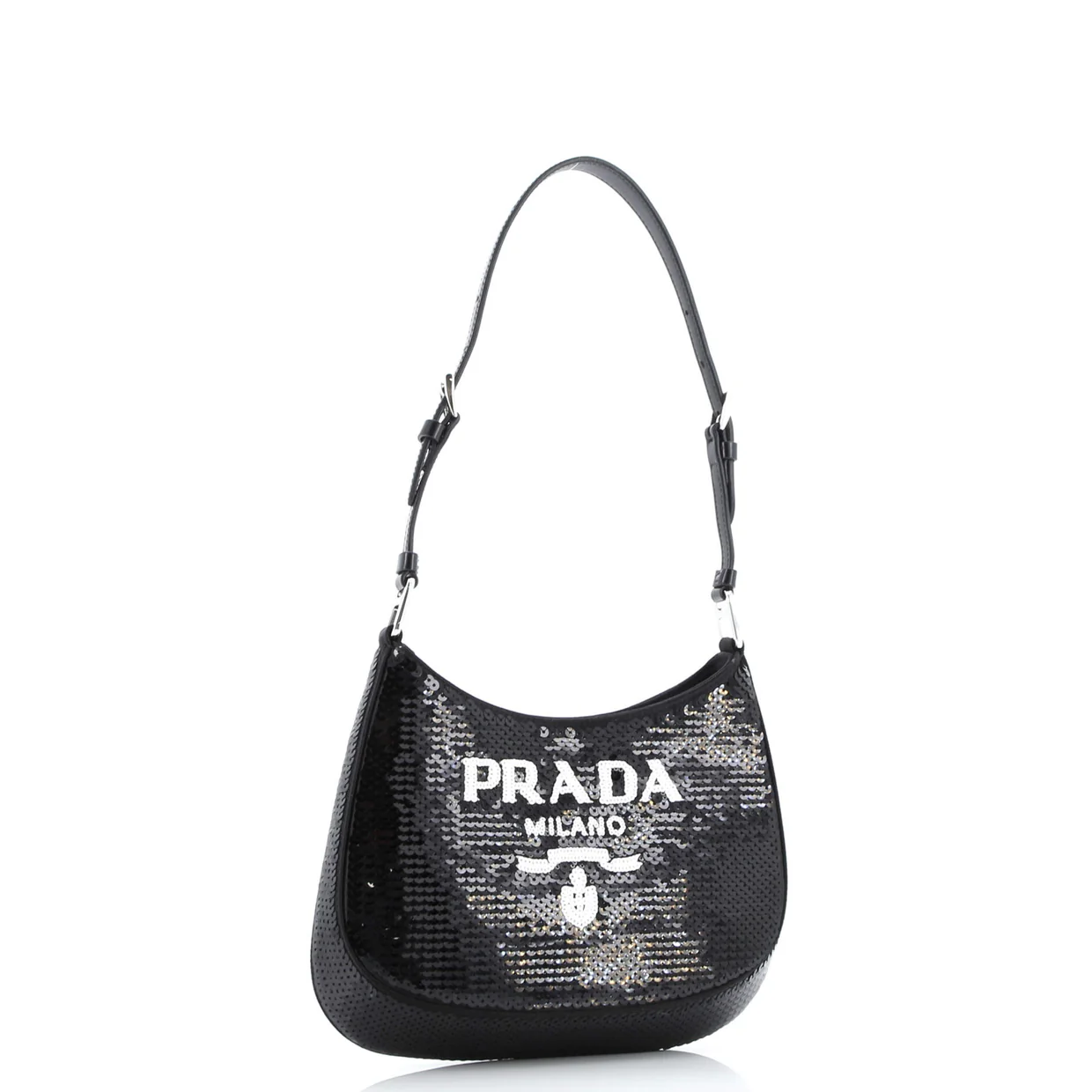 Cleo Shoulder Bag Sequins Small - Deep Luxury