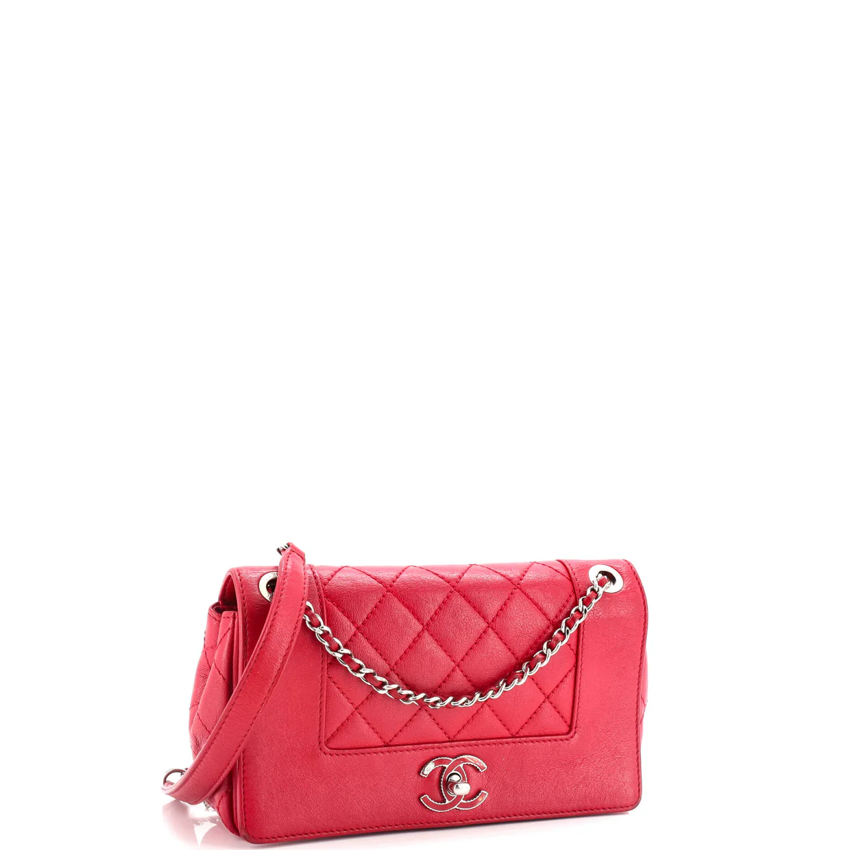 Mademoiselle Vintage Flap Bag Quilted Sheepskin Small - Deep Luxury
