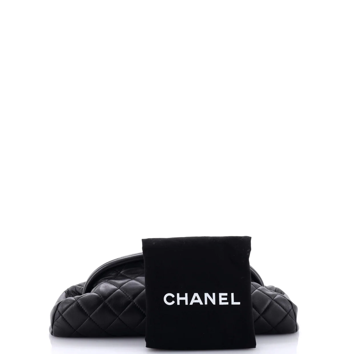 Timeless Clutch Quilted Lambskin - Deep Luxury