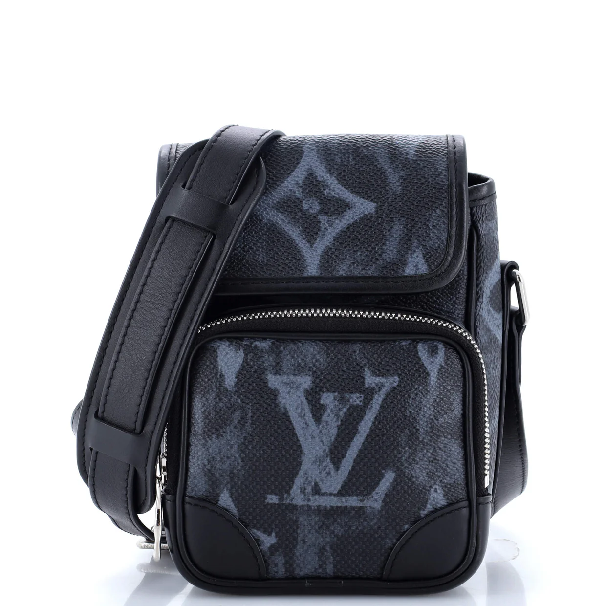 Amazone Messenger Bag Limited Edition Monogram Pastel Noir Nano - Deep Luxury