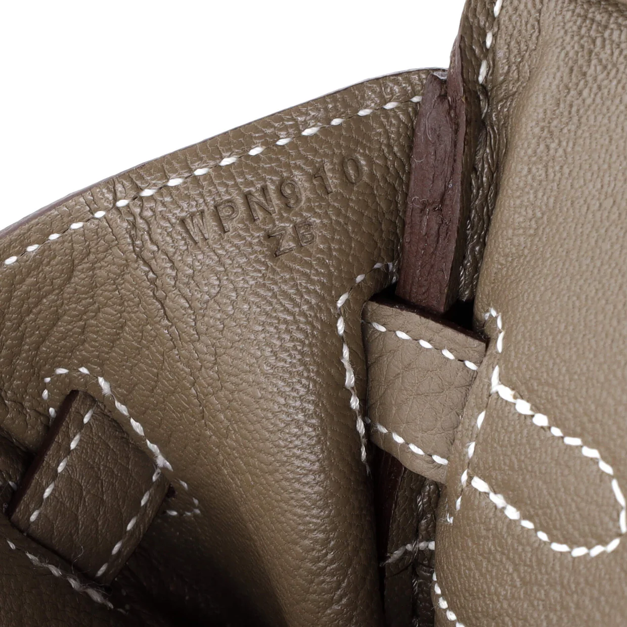 Birkin Handbag Grey Togo with Palladium Hardware 25 - Deep Luxury