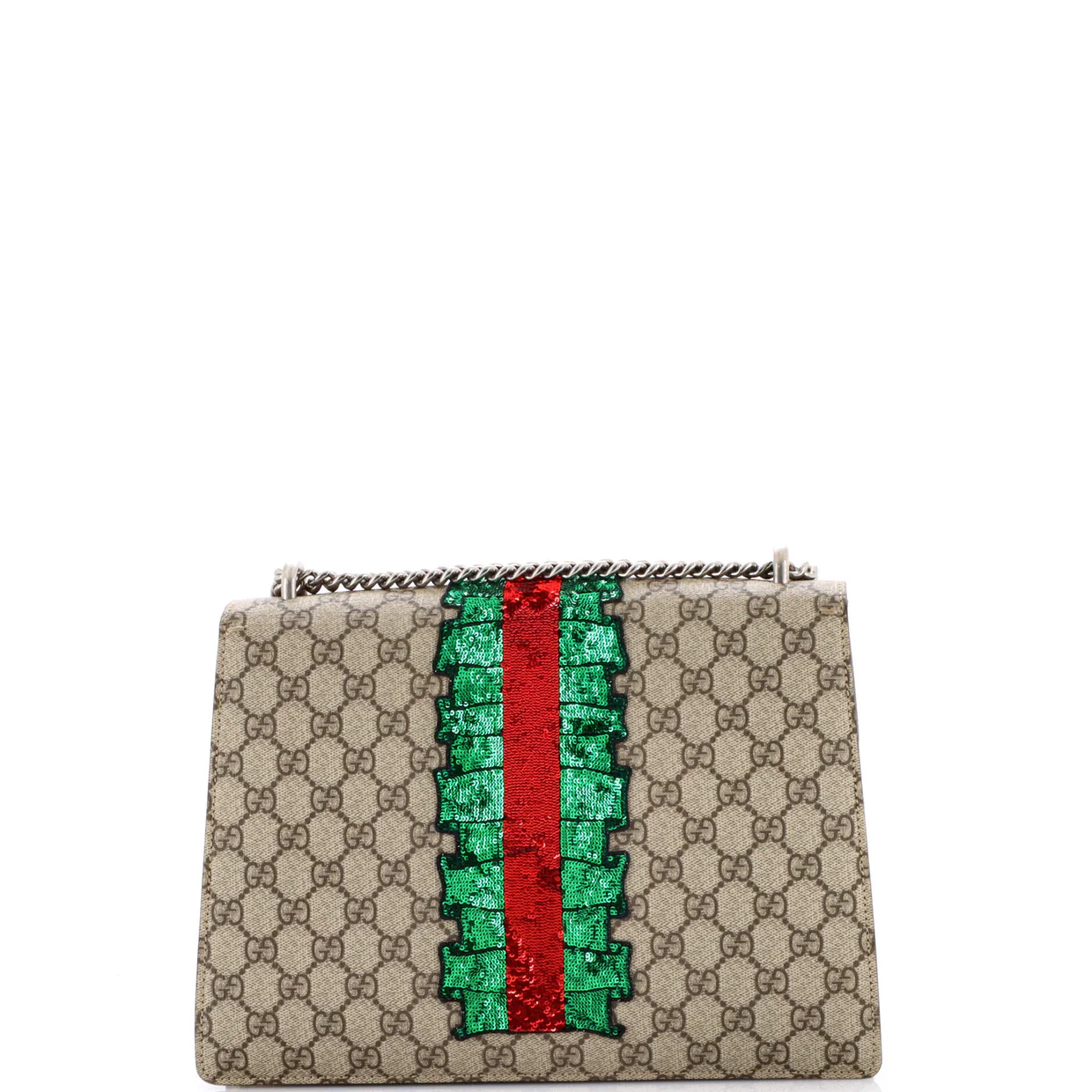 Dionysus Bag Embellished GG Coated Canvas Medium - Deep Luxury