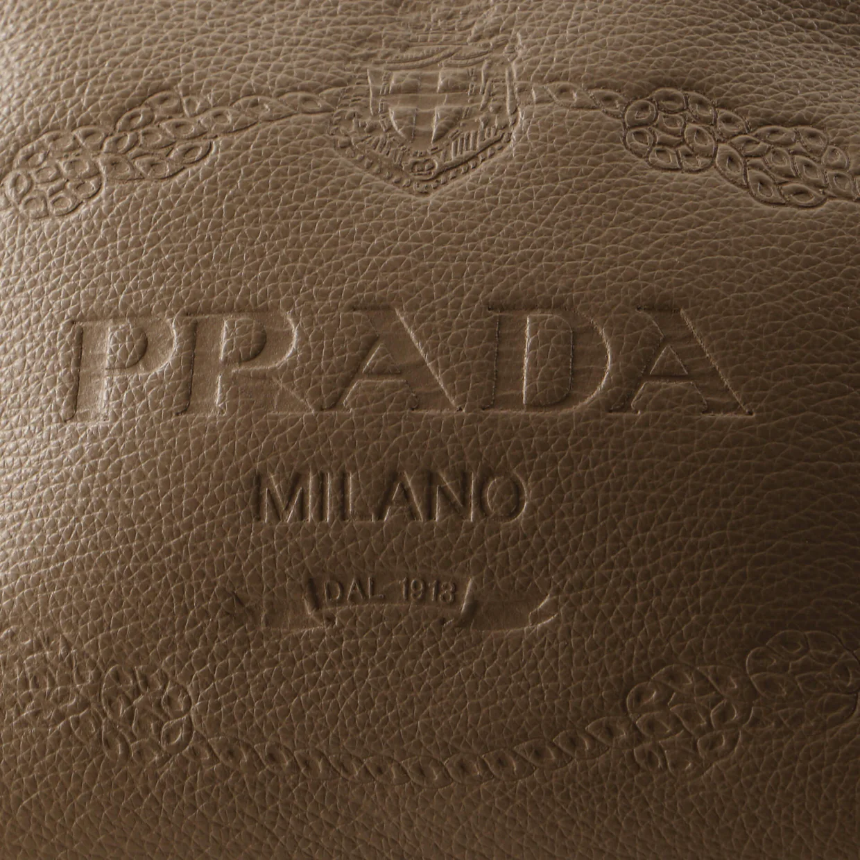 Logo Camera Bag Embossed Leather Small - Deep Luxury