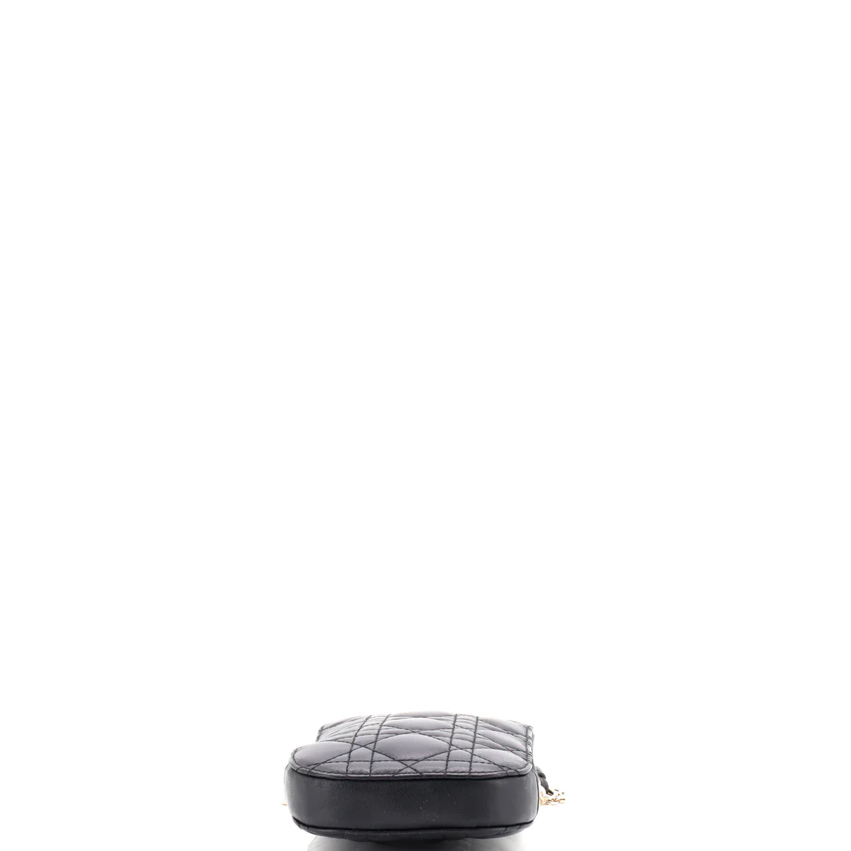 Lady Dior Phone Holder on Chain Cannage Quilt Lambskin - Deep Luxury