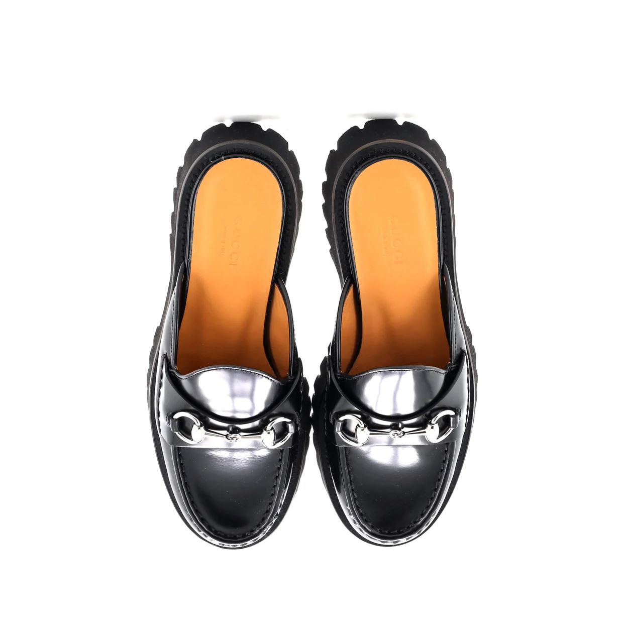 Women's Horsebit Flatform Mules Leather - Deep Luxury