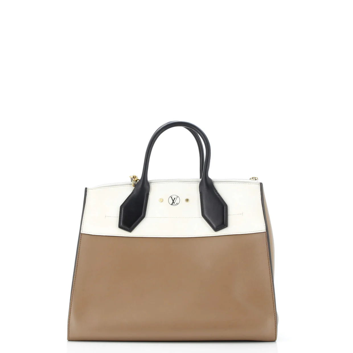 City Steamer Handbag Leather MM - Deep Luxury