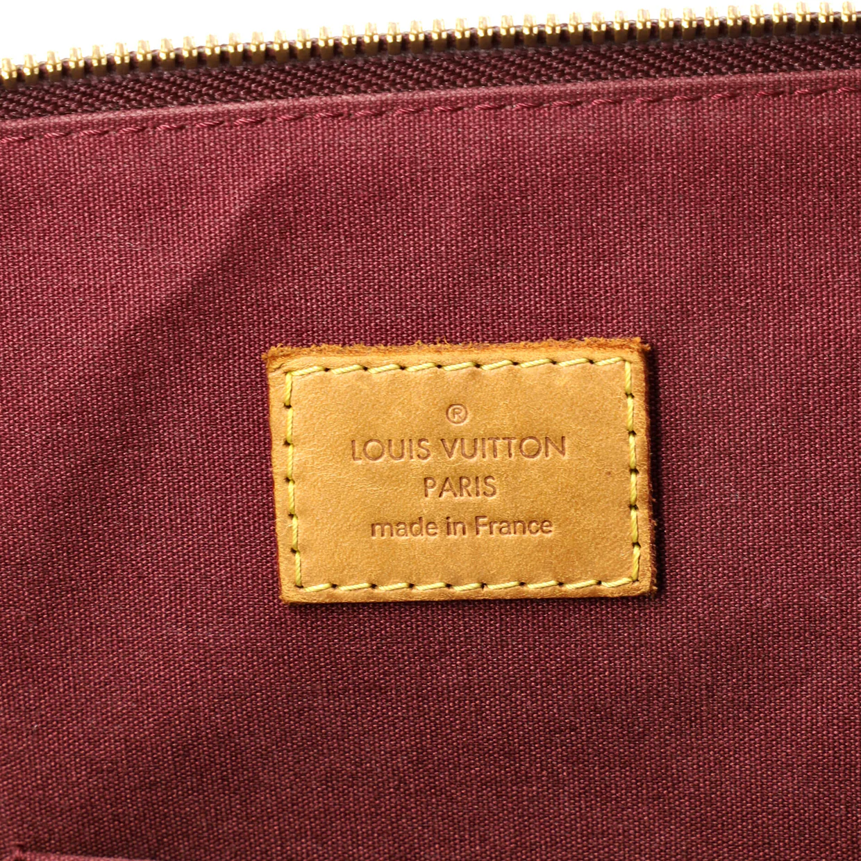 Alma Handbag Monogram Vernis GM - Deep Luxury