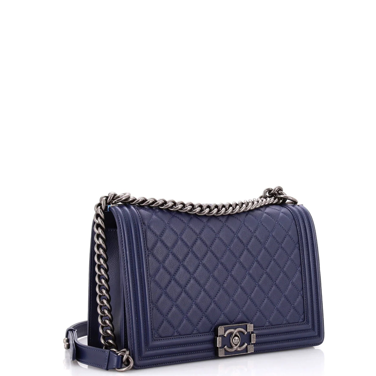 Boy Flap Bag Quilted Calfskin New Medium - Deep Luxury