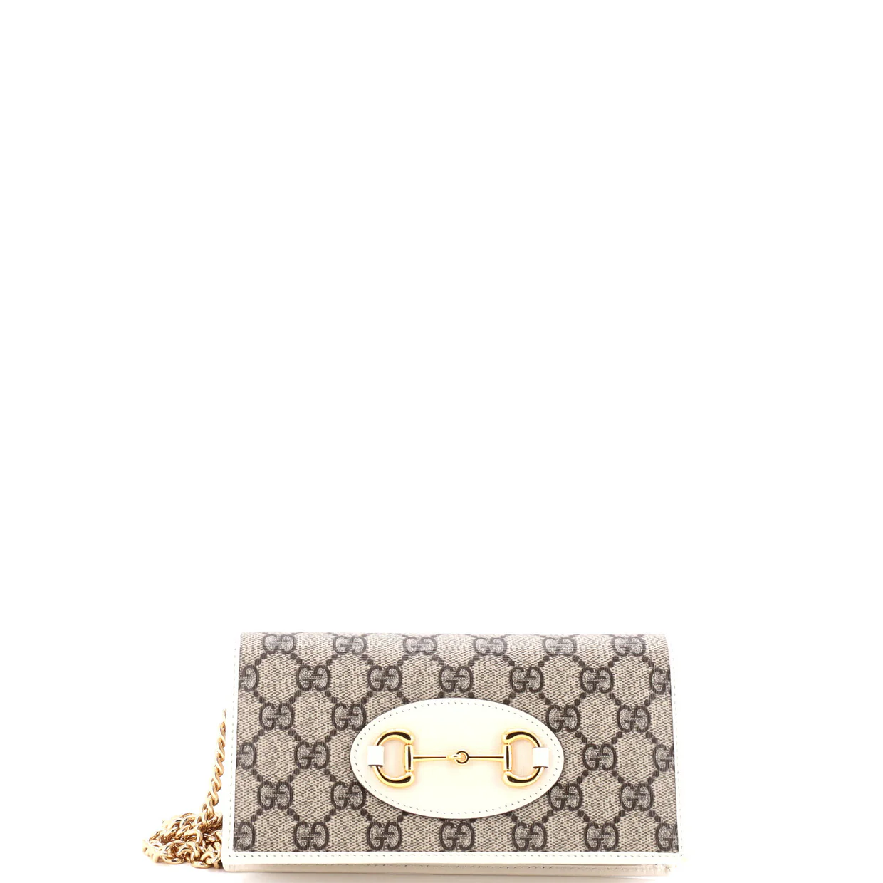 Horsebit 1955 Chain Wallet GG Coated Canvas - Deep Luxury