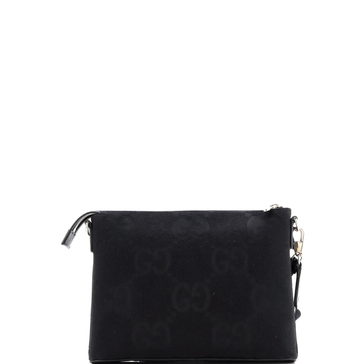 Zip Messenger Bag Jumbo GG Canvas - Deep Luxury