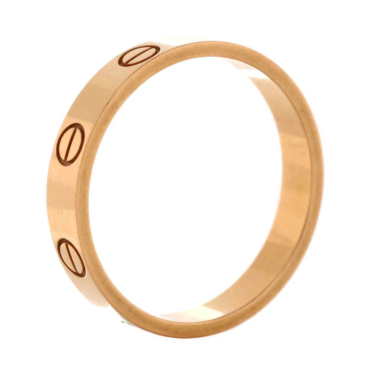 Love Wedding Band Ring 18K Rose Gold - Deep Luxury