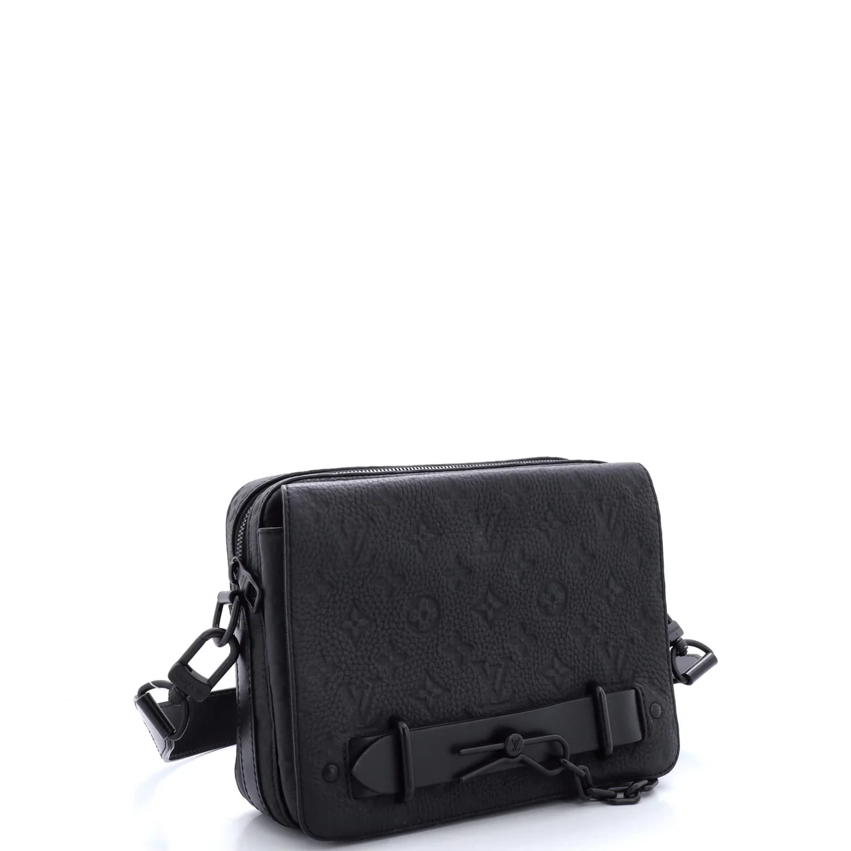 Steamer Messenger Bag Monogram Taurillon Leather - Deep Luxury